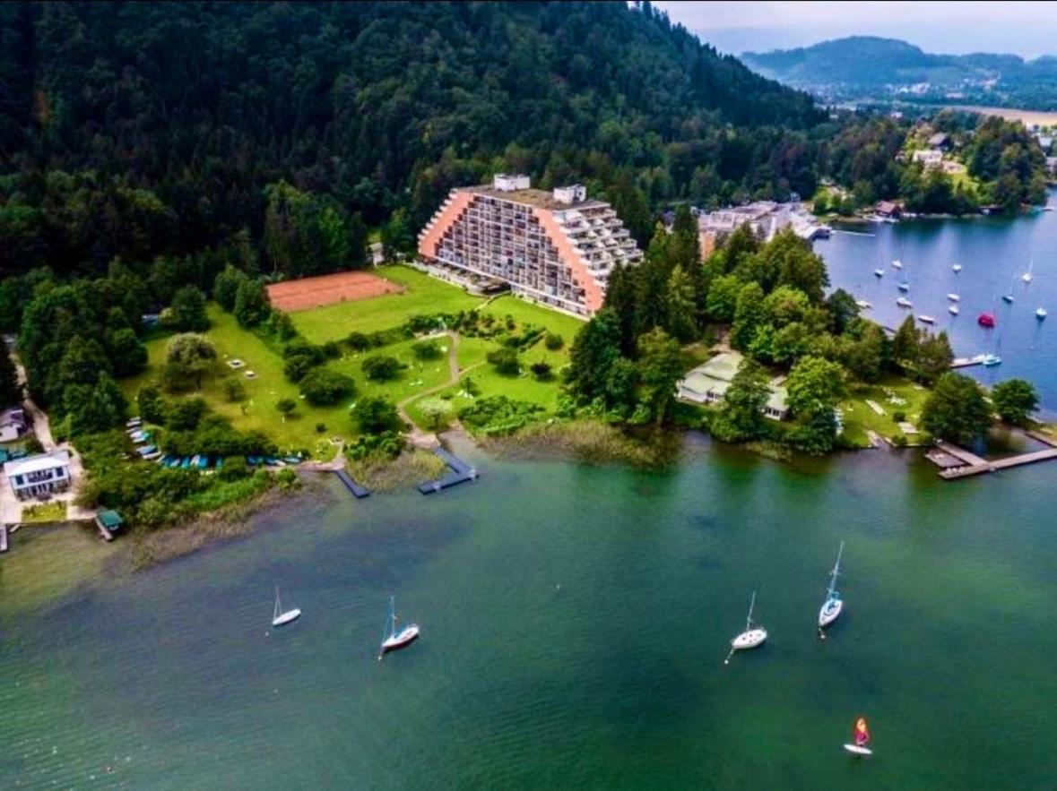 Apartment Am Ossiachersee Mit Eigenem Seezugang Landskron Dış mekan fotoğraf